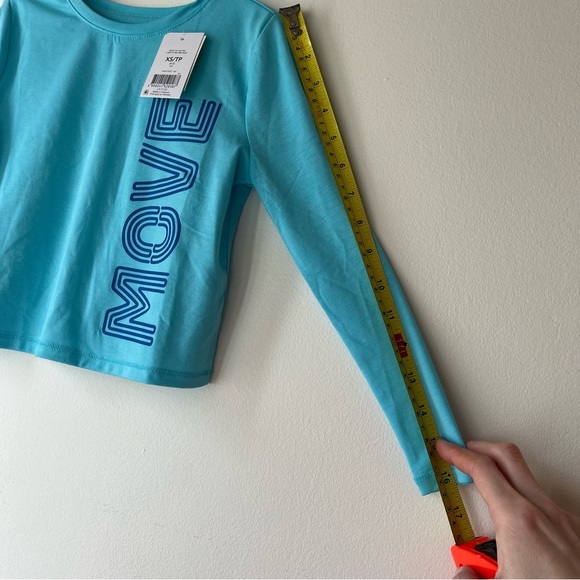 🌼 5/$25 Athletic Works Activewear Tops Long Sleeve Graphic Shirts XS Girls 4-5 - Picture 7 of 12